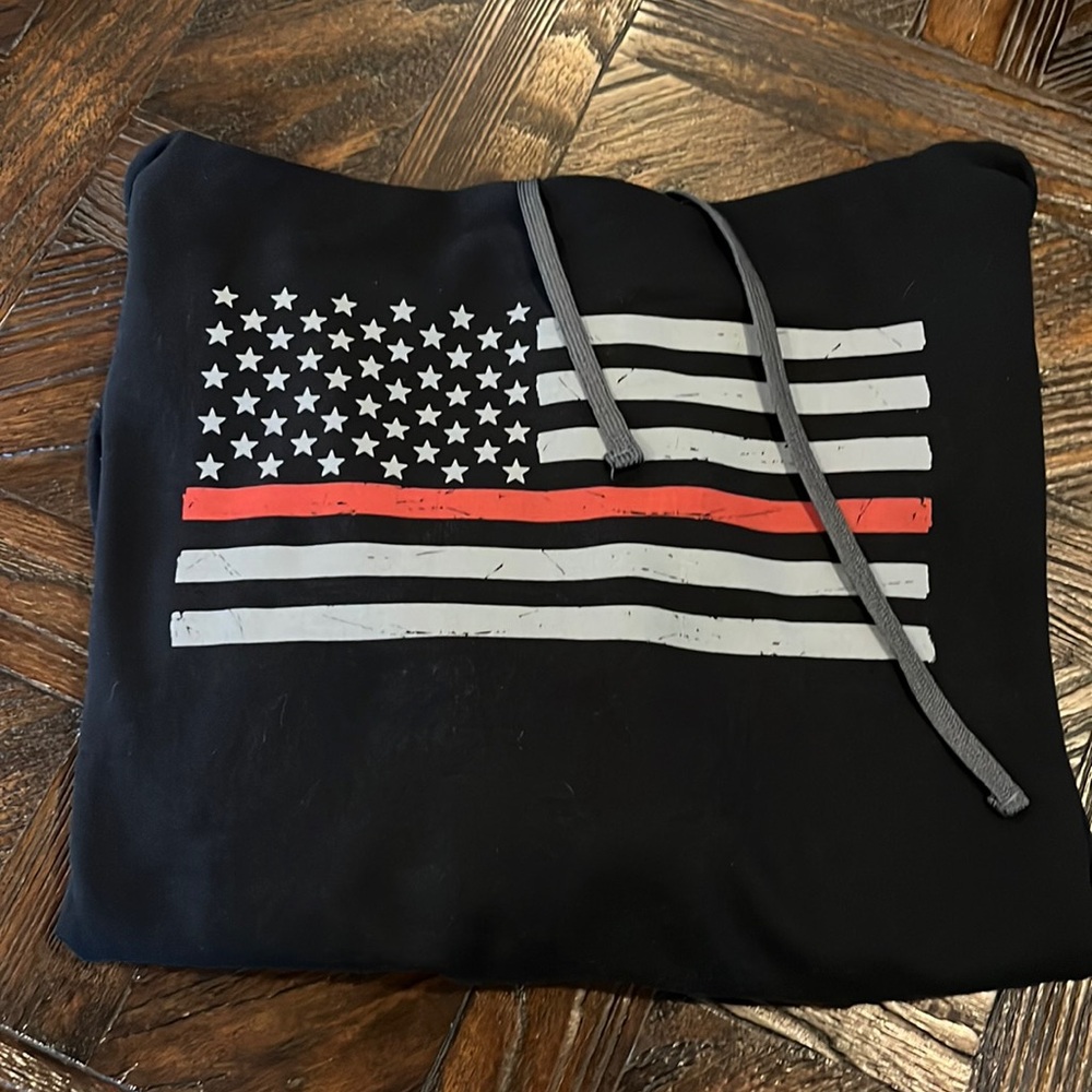 THIN BLUE LINE HOODED SWEATSHIRT